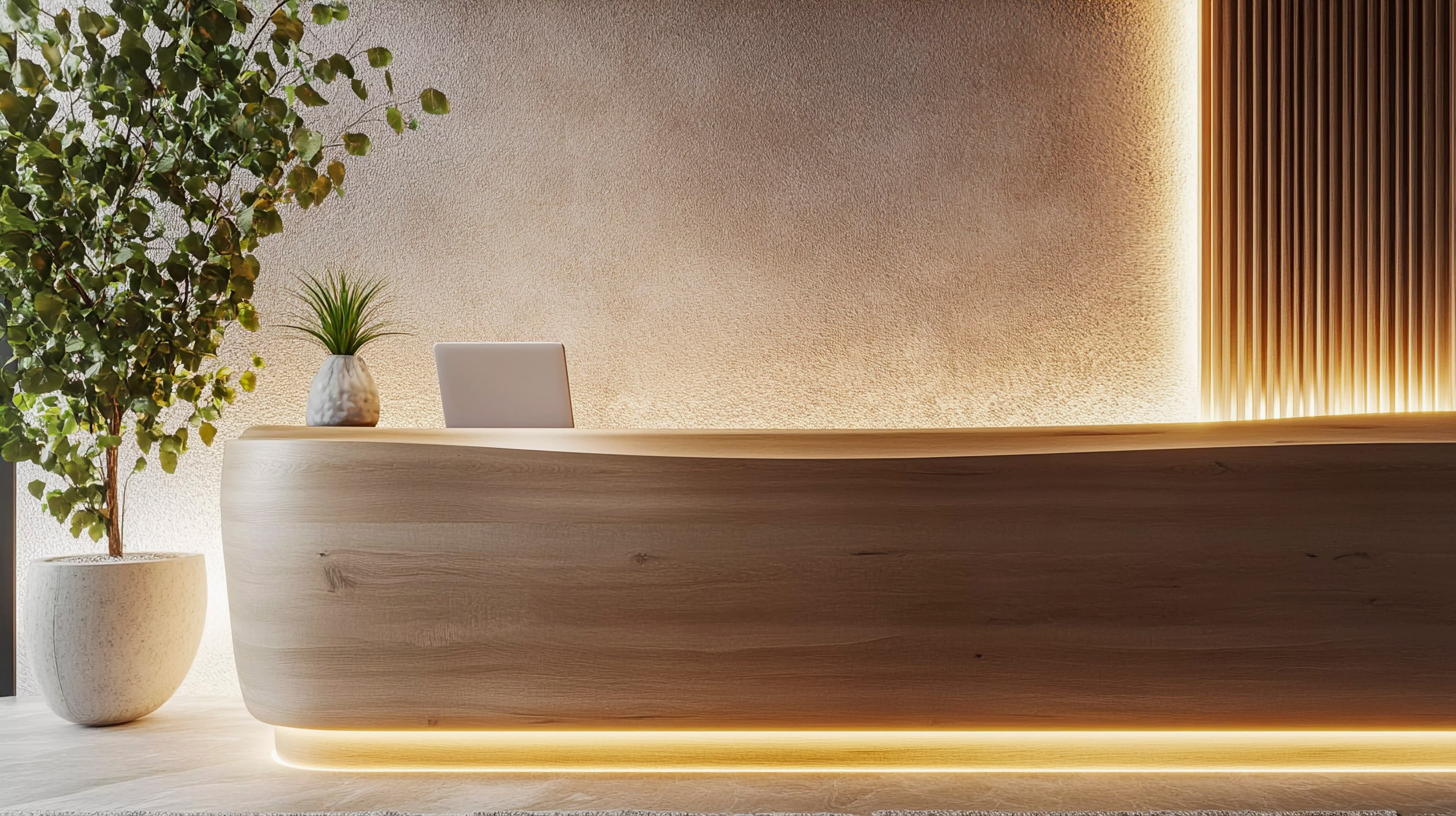 SculptIQ practice reception area
